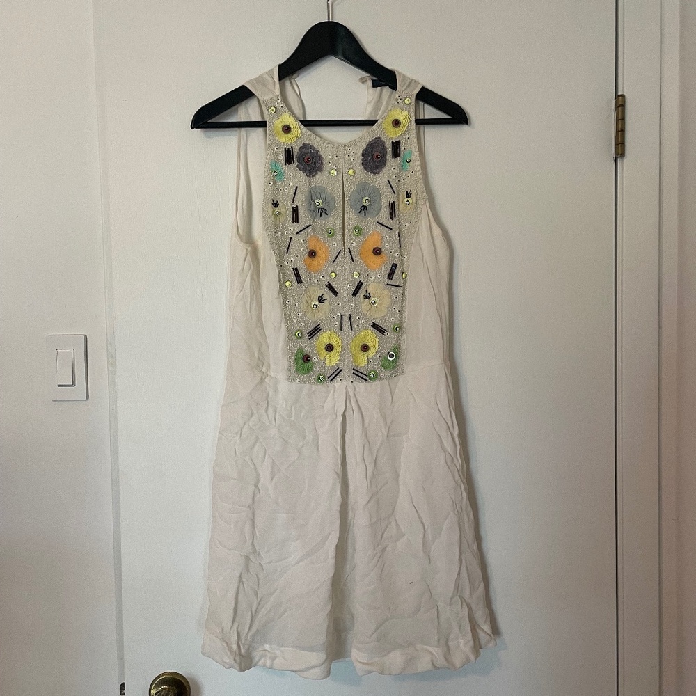 white French connection beaded dress